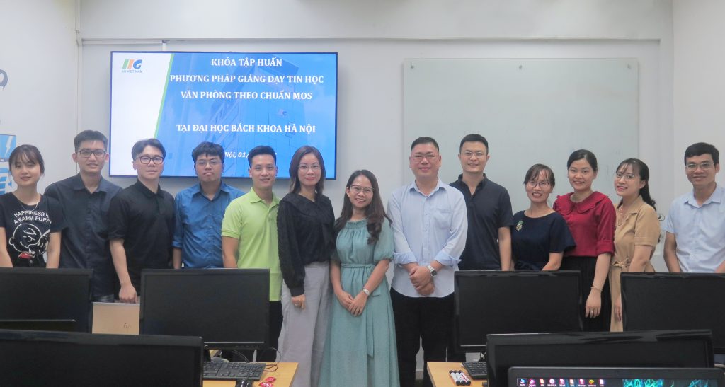 IIG Việt Nam tập huấn tiếng Anh ED Propell và Tin học MOS cho đội ngũ giảng viên ĐH Bách khoa Hà Nội