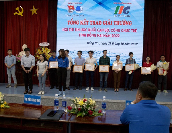 IIG Việt Nam đồng hành cùng Hội thi Tin học khối cán bộ, công chức trẻ tỉnh Đồng Nai năm 2022